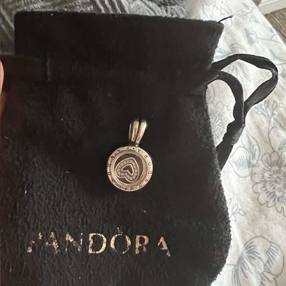 Pandora Floating Pendant with a Charm - Picture 2 of 3